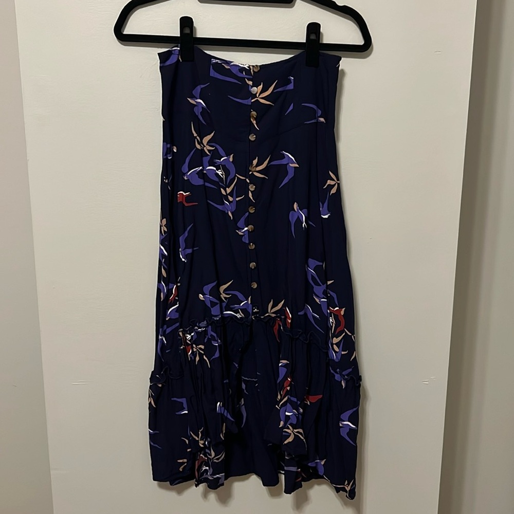 Maeve High-low Ruffle Skirt